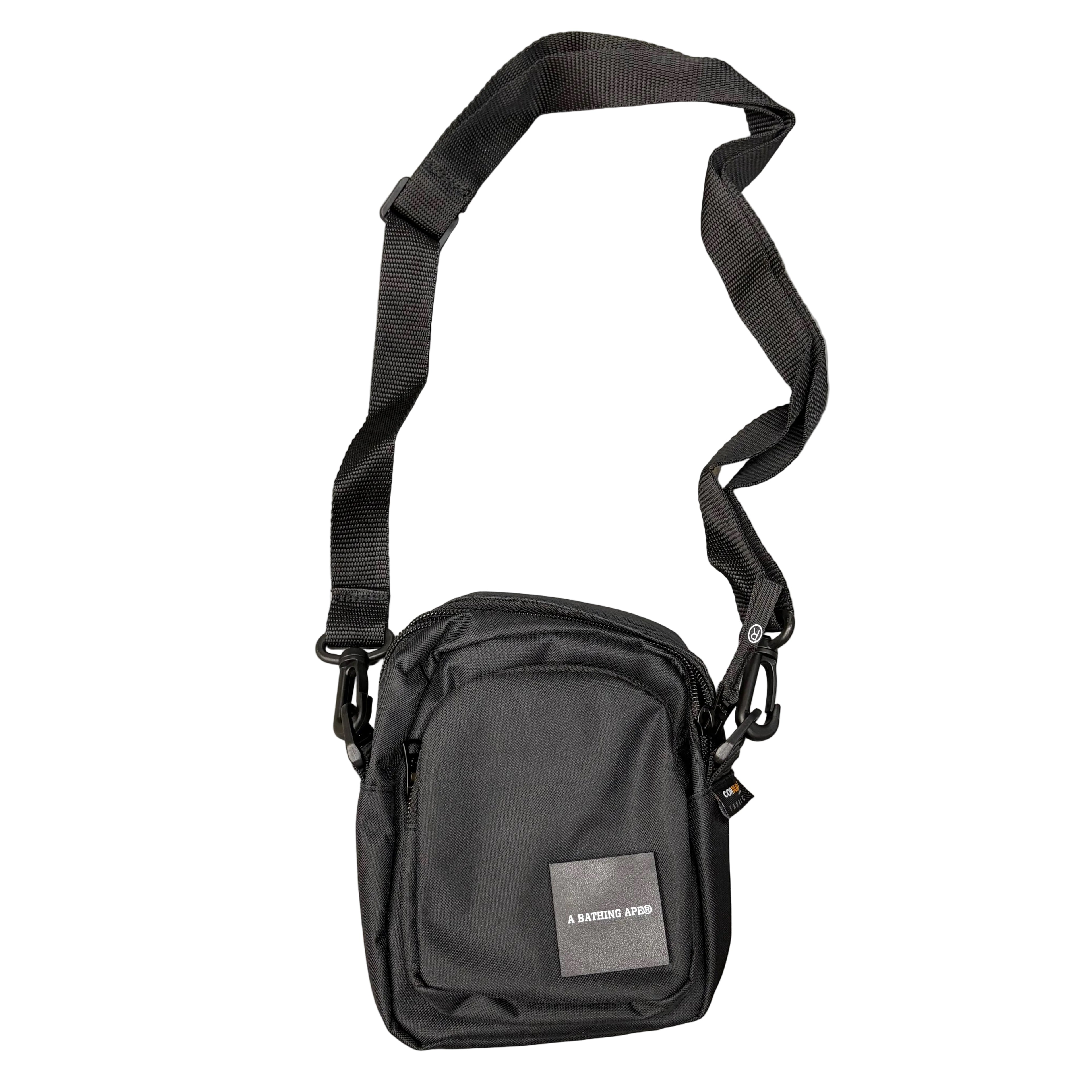 Bape Small Black Man Bag